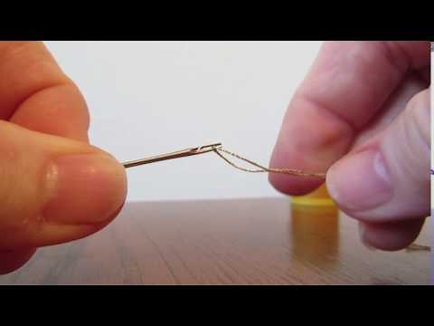 Threading a self threading needle