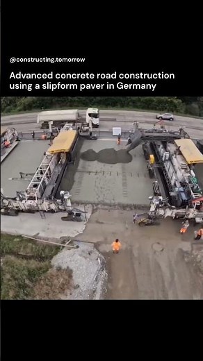 Advanced Road Construction Method used in Germany
