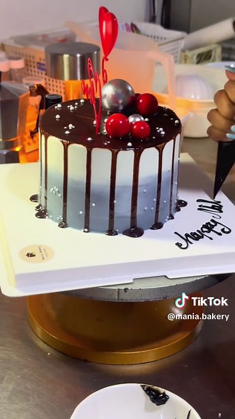 Blueberry Birthday Cake from Mania Bakery