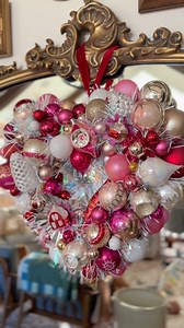 My favorite ornament wreath I’ve ever made is this one for Valentine’s Day ❤️ it’s just pure joy in decor form 🥰 . . . #valentinesdecor #vintagedecor #vintagehome #valentinescrafts #heartdecor | Ana at Sunrise Valley Farm Co.