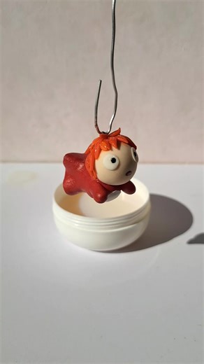 Creative Ponyo Keychain Clay Art Tutorial