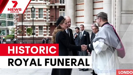 Royal family attends first Catholic funeral in centuries