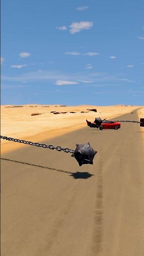 Drive at Speed Between Rotating Balls! - BeamNG.Drive #automobile