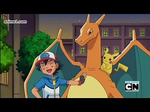 Ash's charizard returns in Unova | Pokemon Black And white.