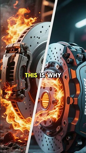 The Physics of Stopping: How Brakes Work! 🛑🔥 #engineering