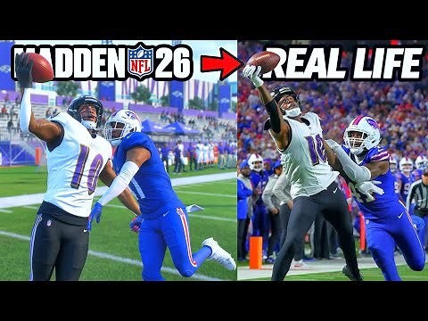 I Recreated TOP PLAYS From NFL Week 1 in Madden 26!