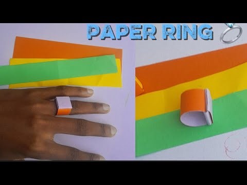How to Make a Paper Ring 💍 Easy DIY Craft