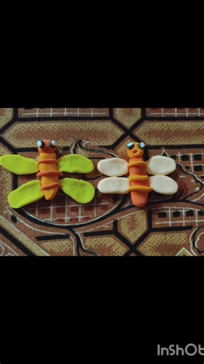 Diy Idea ✨ How to make Insect 🐝 With super clay 🐝 #shotrs #diy #clayart #insect #trending #ytshorts