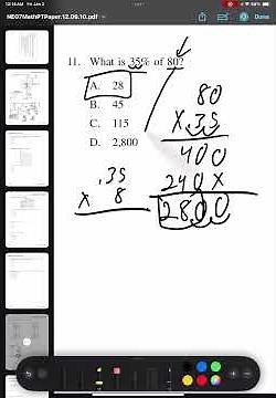 Finding 35% of 80 | Percent Made Easy
