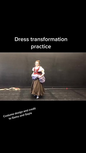 Stage Costume Transformation: From Cinderella to Magical!