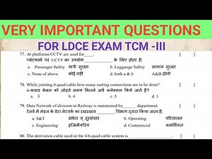 Very important question for tcm 3 LDCE exam preparation #ldce #jeexampreparation #ldceexam2025 #exam