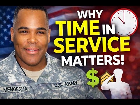 Why Time in Service Matters More Than You Think | Military Pay, Rank & Retirement Explained