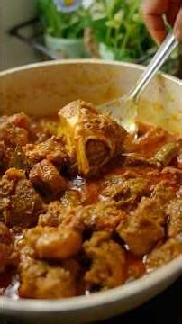 Oil-Free Meat Curry: The Best Holiday Meat Recipe. #mangshoranna