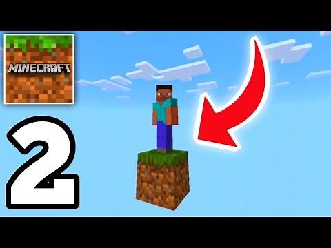 Minecraft PE - ONE BLOCK SKYBLOCK - Gameplay Part 2 (MCPE)