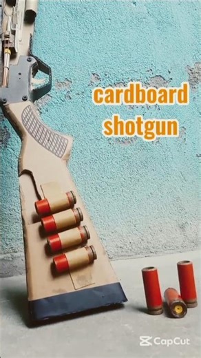 cardboard shotgun powerful shoots/gun/banduk/paper shotgun#shorts