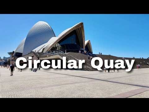 Circular Quay 4k Walking Tour - Sydney, Australia