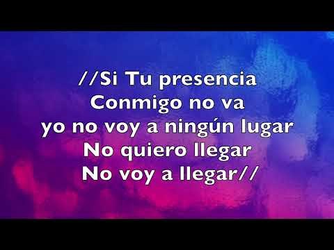 SI TU PRESENCIA CONMIGO NO VA - OASIS MINISTRY - PISTA (KARAOKE)