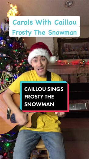 Caillou Sings Frosty The Snowman with Joyful Spirit