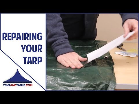 How to Repair a Torn Tarp | How to Use Tarp Repair Tape