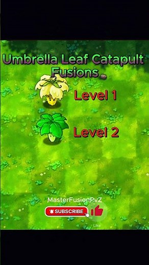 Umbrella Leaf Fusions in PvZ fusion #shorts #viral #pvz #gameplay #edit #tutorial