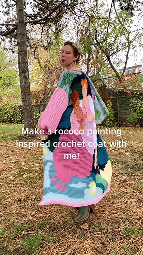 DIY Rococo Inspired Crochet Coat Tutorial