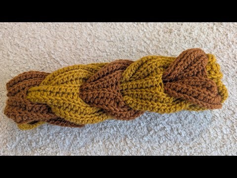 Easy Crochet Headband – Stunning Braided Look with 2 Simple Parts! 🧶 Beginner Friendly Tutorial