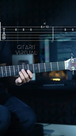 Gitaris Virtual on Instagram: "Love the way you lie - Eminem ( tab ) #guitartutorial #guitarlessons #guitartabs"