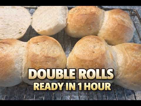 Traditional East German Double Rolls – ready in just 1 hour...