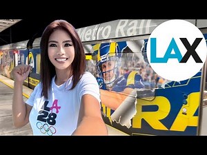 The ONLY METRO train that takes you to LAX airport 🚆