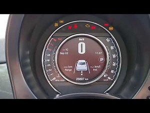 Fiat 500 2017 Oil Change Required Reset