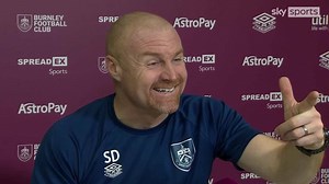 Dyche interrupted by reporter's doorbell!