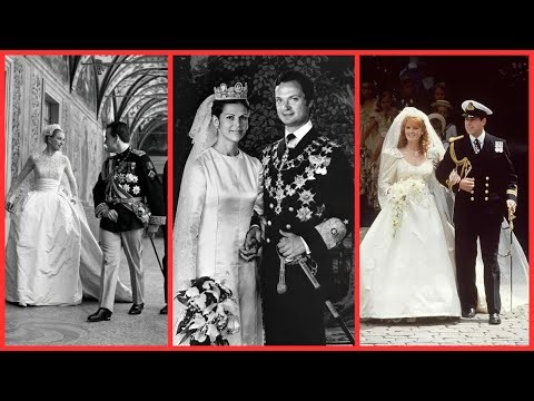 Top 10 Royal Wedding Dresses That Defined the 1950s–1990s