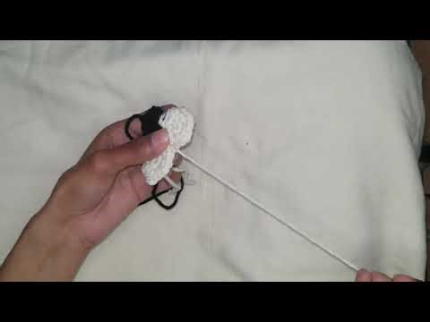 How to crochet a football keychain | Crochet Football keychain Tutorial #crochet #football