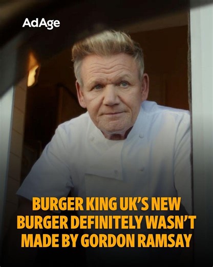 It might taste like it, but Burger King U.K.’s new Wagyu burger wasn’t created by a celebrity chef. Particularly not Gordon Ramsay. 🍔 That’s the message from BBH London’s new campaign, themed “Not Made By Gordon,” which takes an upside-down approach to celeb partnerships. Instead of the usual chef-backed approval, the fast-food chain is leaning into the opposite idea, with Ramsay blocked at every turn in his attempts to get his hands on the brand’s kitchen creations. “We’re celebrating the laun