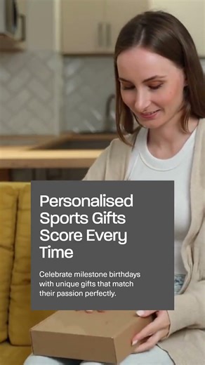 Personalised Sports Gifts for Milestone Birthdays