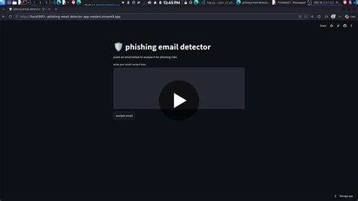 #cybersecurity #python #streamlit #learninginpublic #100daysofcode | Harsh Kharat