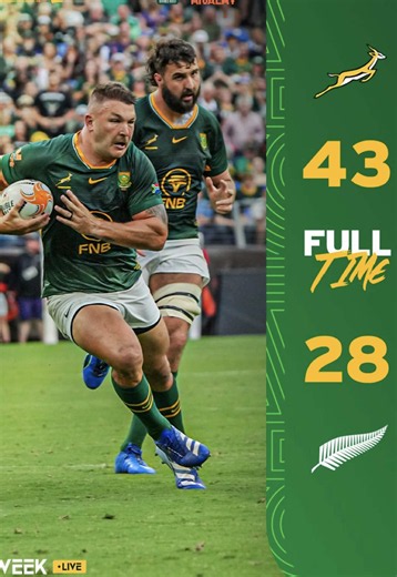 The Springboks win the Greatest Rivalry Tour | @Springboks.rugby #springboks #fyp #southafrica #highlights #worldchampion @Siya Kolisi