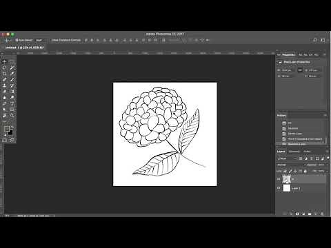 How to Change the Color of Line Art on Photoshop