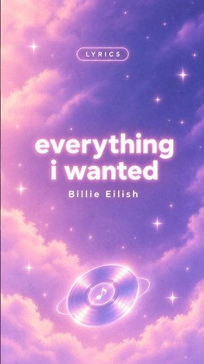 Billie Eilish - everything i wanted (Lyrics) #spotify #popular #trending