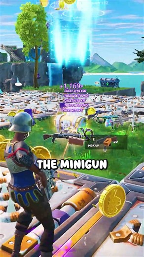 Minigun VS Auto shotgun in Skybox