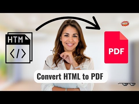 How to Convert HTML to PDF – HTML to PDF Converter 100% Free!