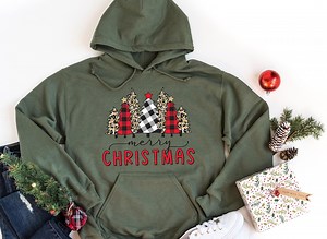 Christmas Hoodie, Christmas Trees Hoodie, Merry Christmas Hoodie, Buffalo Trees Hoodie, Funny and Happy Christmas, Christmas Gift Hoodie - Etsy