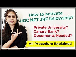 How to activate your JRF scholarship after Ph.D. admission? Procedure of getting JRF in bank account