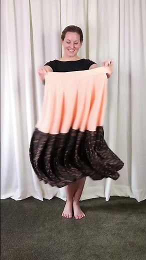 A split-side skirt without the sash!