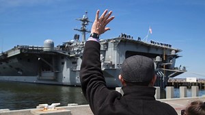 8.7K views · 95 reactions | The USS Abraham Lincoln arrived in Hampton Roads in 2012 for its mid-life refueling and overhaul at Newport News Shipbuilding. The ship has spent much of the last two years working up to this deployment, which will end with a homeport shift to San Diego. | The Virginian-Pilot | Facebook