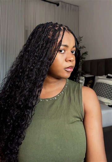 Boho Braids Tutorial with Burmese Curly Extensions