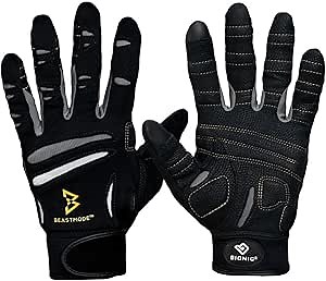 Bionic Women's Beastmode Full Finger Gym Workout Gloves