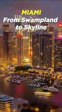 Witness the incredible evolution of MIAMI! 🏗️🌍
