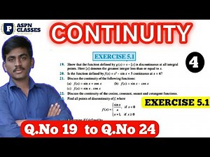 Exercise 5.1 Class12 maths ncrt Q.no 19 to Q.no 24|Continuity and Differentiability exercise 5.1
