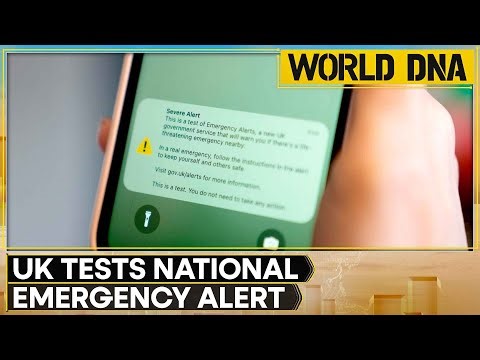 UK Tests National Emergency Alert, Millions of Phones Sound Siren | WION DNA